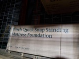 9 Inch Quick Snap Standing Mattress Foundation, Beige, Twin