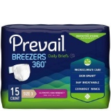 Prevail Breezers 360 Degrees Brief, SIZE 3, Heavy Absorbency, PVBNG-014 - Case of 60 $48.99 MSRP