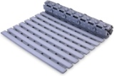 I FRMMY...Non Slip Bath Shower Floor Mat With Drain Hole- Anti Slip Bathroom Stall Mat-Gray