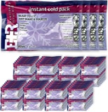 Ever Ready First Aid Disposable Cold Compress Therapy Instant Ice Pack 125 Pack - $69.95 MSRP