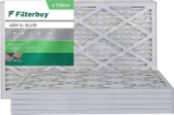 FilterBuy 12x20x1 Air Filter MERV 8, Pleated HVAC AC Furnace Filters (6-Pack, Silver) - $38.70 MSRP