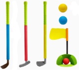 Forevive Kids Golf Club Set Soft Foam Kids Toy Golf Game 3 Golf Clubs 3 Balls - $29.88 MSRP