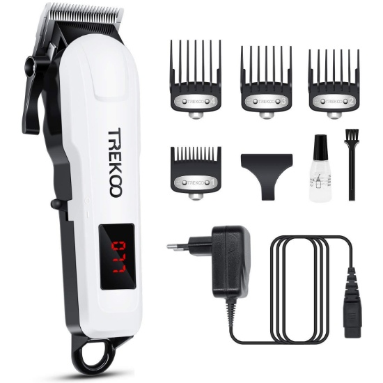 Trekoo Hair Clippers for Men Professional Beard Trimmer Clippers Cordless - $30.99 MSRP