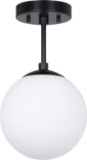 XiNBEi Lighting Semi Flush Light 1 Light Semi Flush Mount Ceiling Light, Globe Ceiling $46.99 MSRP