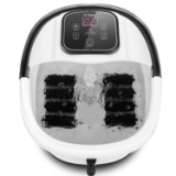 Ovitus Foot Spa Bath with Heat and Bubble Jets, 8 Removable Massage Roller $74.99 MSRP
