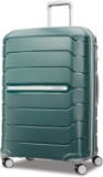 Samsonite Freeform Hardside Expandable with Double Spinner Wheels, Sage Green, Checked-Large 28-Inch
