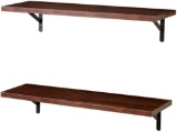 SUPERJARE Wall Mounted Floating Shelves, Set of 2 $31.99 MSRP