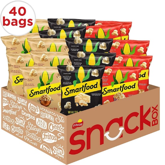 Smartfood Popcorn Variety Pack, 0.5 Ounce (Pack Of 40)