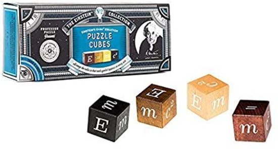 The Einstein Collection E=mc... Puzzle Cubes - Wooden Cube Puzzle - $19.98 MSRP