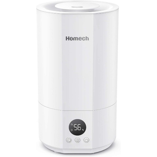 Homech Top Fill Cool Mist Humidifiers, 4L Quiet Ultrasonic Humidifier with AI Mode - $73.00 MSRP