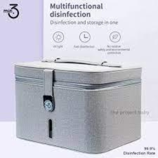 Min3 Portable Germicidial UV Sterilizer Bag Storage Box UVC LED Disinfection Sterilizing UVlife Care