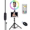 Letyet 10? RGB Selfie Ring Light with Tripod Stand and Phone Holder