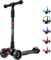 Allek Kick Scooter B02, Lean 'N Glide Scooter with Extra Wide PU Light-Up Wheels $65.99 MSRP