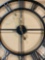 Roman Numeral Wall Clock, Industrial Decorative Metal Clock
