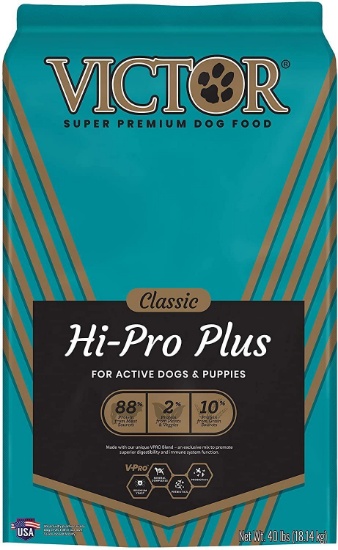 Victor Classic - Hi-Pro Plus Dry Dog Food 40lbs - $55.99 MSRP