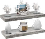 Sorbus Floating Shelf ? Hanging Wall Shelves Decoration ? 24 Inch (Grey Wood) - $31.99 MSRP