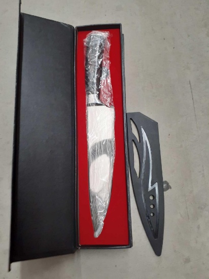 Kitchen Knife with Sheath and Box