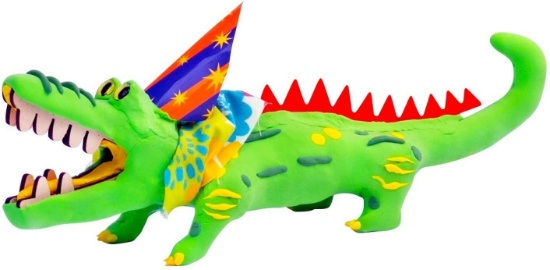 Allessimo - Wunderclay 3D Air-Dry Clay Puzzle Crocodile Clay Kit For Boys Girls, Build- $29.97 MSRP