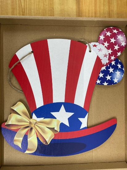 Patriotic Door Hanging Decor