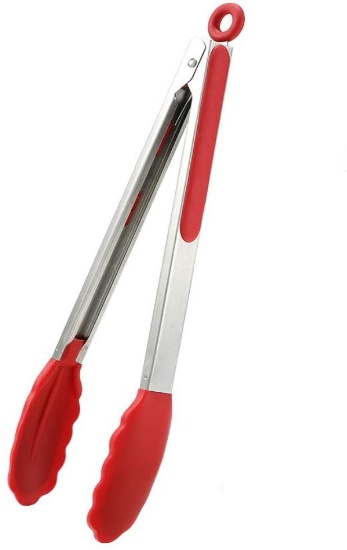 Rabkoo Silicone Tongs for Cooking