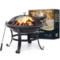 KingSo Fire Pit, 22/26 inch Fire Pits for Outdoors Wood Burning Firepit Bowl Black - $44.99 MSRP