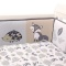 Bedtime Originals Little Rascals Forest Animals 4 Piece Crib Bumper and Sadie and Scout Crib Bumper
