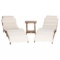 Safavieh Outdoor Collection Pacifica Natural and Beige 3-Piece Lounge Set $404.99 MSRP