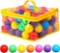 120 Count 7 Colors Plastic Balls for Ball Pit Balls for Toddlers Kids 2.2 Inches Balls Toys (2 Pack)