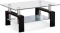 Rectangle Glass Coffee Table-Modern Side Coffee Table