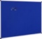 XBoard Notice Board Felt Blue, 48 x 36 inch, Aluminum Framed