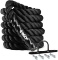TKO Battle Rope for Strength Training, Cardio Workout,Cross Fit Training with Rubberized $44.99 MSRP