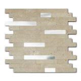 Yipscazo Peel and Stick Stone Metal Tile Backsplash(12