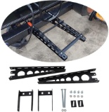 Enixwill Universal Bumper Mounted Cargo Box and Tray Support Arms Bracket Mounting Racks Fit for RV