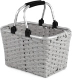 Xiangan Picnic Basket Shopping Basket Woven With Double Handles Empty Gift and more ...$43.35 MSRP