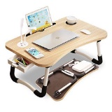 Hegreh Lap Desk for Bed Fits up to 17? Laptops with Storage Drawer,Light,Phone/Cup Holder $15.38MSRP