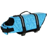 Surblue Dog Life Jacket Flotation Vest Medium, Blue/2-Pack Premium Swimming Pool Float Hammock,G/B