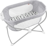 Fisher-Price Soothing View Bassinet ? Folding Portable Baby Cradle for Newborns $82.73 MSRP