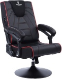 Healgen Video Gaming Chair with Bluetooth Speakers,Foldable and Adjustable Ergonomic Back Support