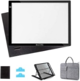 HOHOTIME A3 LED Light Pad, Dimmable LED Tracing Light Box with Carry Bag, USB Cable, Stand, Light-Up