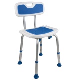 PCP Shower Chair Safety Seat, Stability Grip Traction, Portable Medical Senior Living - $47.34 MSRP