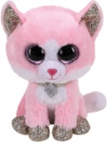 TY Fiona Cat Beanie Boo Pink Stuffed Animal, Multicoloured - $13.99 MSRP