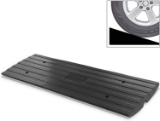 Pyle Car Driveway Curb Ramp - Heavy Duty Rubber Threshold Ramp - Also for Loading Dock, Garage