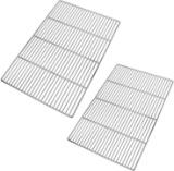 LANEJOY Barbecue Wire Mesh, Stainless Steel BBQ Grill Mat, Multifunction Grill 2 Pack and More