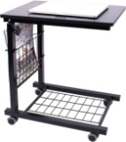 AIZ Overbed Table, Height Adjustable Sofa Side Table Slide Under The Sofa Table Laptop $43.99 MSRP