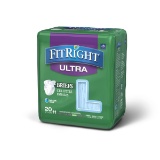 Medline FitRight Ultra Disposable Briefs, Large 20 Count (4 Pack)