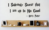 Design with Vinyl Solemnly Swear That I Am up to No Good Harry Potter Quote and Foncont Item