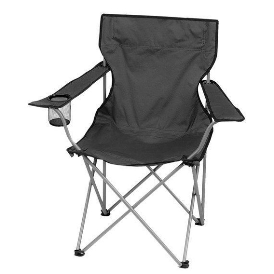 World Famous Sports Deluxe Highback Quad Chair (QAC-DLX)-Gray - $17.99 MSRP