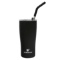 Hydraflow Capri 30-Oz. Double Wall Tumbler With Straw, Black - $24.99 MSRP