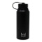 Wellness 30-oz. Powder Coated Double-Wall Stainless Steel Bottle, Black - $29.99 MSRP