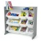 Humble Crew Inspire Toy Organizer with Shelf and 9 Storage Bins, Grey/White